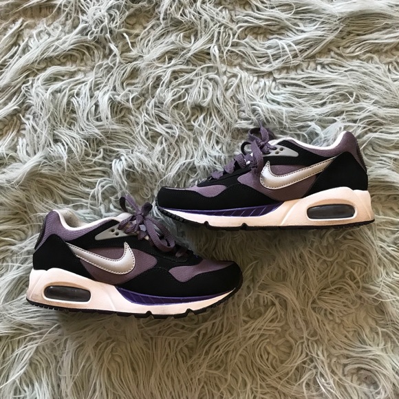 purple and gray air max
